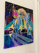 Load image into Gallery viewer, Fabric Art Phish inspired NYE wall hanging