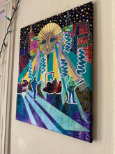 Load image into Gallery viewer, Fabric Art Phish inspired NYE wall hanging
