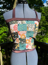 Load image into Gallery viewer, Patchwork halter top small-medium