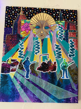 Load image into Gallery viewer, Fabric Art Phish inspired NYE wall hanging