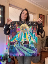Load image into Gallery viewer, Fabric Art Phish inspired NYE wall hanging