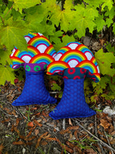 Load image into Gallery viewer, Rainbow Connection Phish Mushroom pillow

