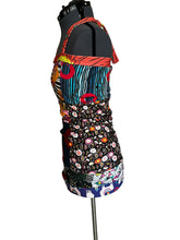 Load image into Gallery viewer, S/M Patchwork halter dress

