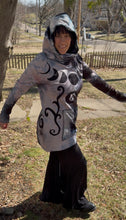 Load image into Gallery viewer, Lunar Gazer hooded cowl tunic large