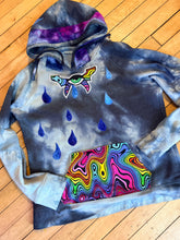 Load image into Gallery viewer, Rain bo hoodie medium