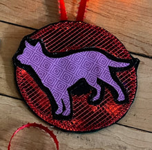 Load image into Gallery viewer, Doggy Disco Donut ornament