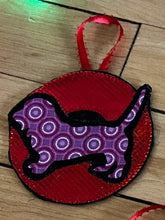 Load image into Gallery viewer, Doggy Disco Donut ornament