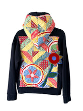 Load image into Gallery viewer, flower Phairy wand quilted Pixie hoodie medium