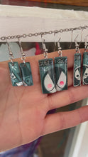 Load and play video in Gallery viewer, Magnaball Phish Ticket earrings
