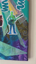 Load and play video in Gallery viewer, Fabric Art Phish inspired NYE wall hanging