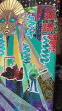 Load and play video in Gallery viewer, Fabric Art Phish inspired NYE wall hanging