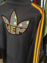 Load image into Gallery viewer, Men’s customized Adidas Trey foil Track Jacket
