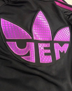 Men’s customized Adidas Trey foil Track Jacket