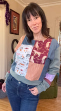 Load image into Gallery viewer, patchwork sweatshirt medium
