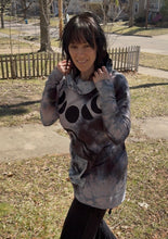 Load image into Gallery viewer, Lunar Gazer hooded cowl tunic large
