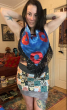 Load image into Gallery viewer, Disco Donut fringed shawl
