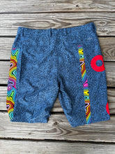 Load image into Gallery viewer, 35” Paisley Shark shorts
