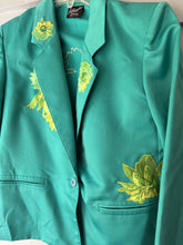 Load image into Gallery viewer, Greens Cicada Blazer Petite medium
