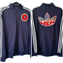 Load image into Gallery viewer, Coral maze YEM Trey Foil mens large Adidas track jacket
