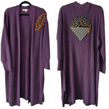 Load image into Gallery viewer, Cozy long Cats cardigan plus size
