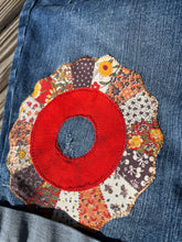 Load image into Gallery viewer, Donut Flower Denim shorts size 18
