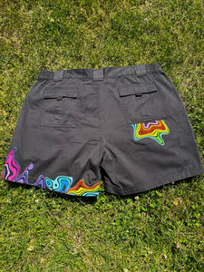 44” Drip cargo shorts