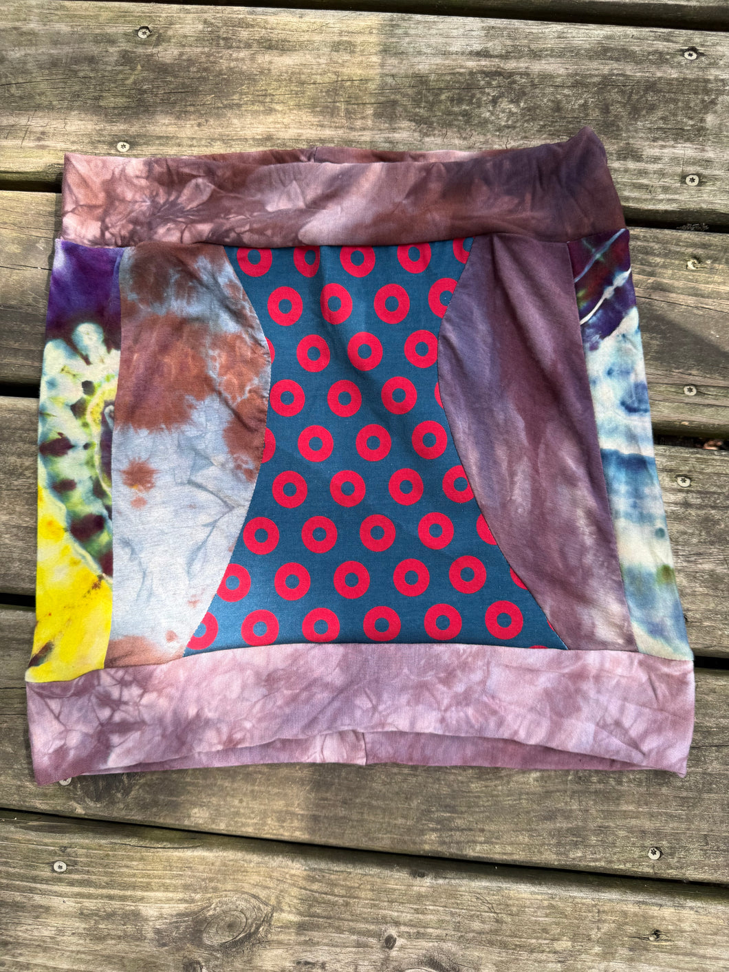 Patchwork Mini skirt large/XL