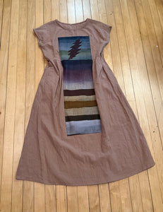 Bolted Linen Dress XL with pockets