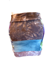 Patchwork Mini skirt large/XL