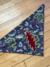 Load image into Gallery viewer, Bolted flannel snap back bandana
