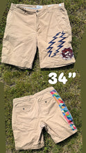 Load image into Gallery viewer, 34” Bertha bolt blocks shorts
