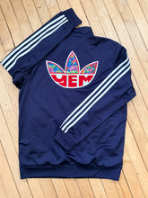 Load image into Gallery viewer, Coral maze YEM Trey Foil mens large Adidas track jacket

