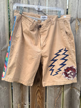 Load image into Gallery viewer, 34” Bertha bolt blocks shorts
