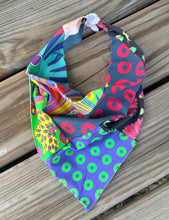 Load image into Gallery viewer, Patchwork Bandana J Red Daisy Lady

