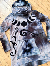 Load image into Gallery viewer, Lunar Gazer hooded cowl tunic large
