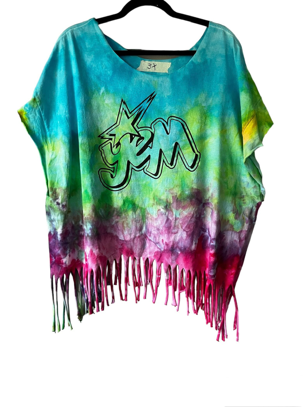 3x Totally 80’s YEM JEM fringed T