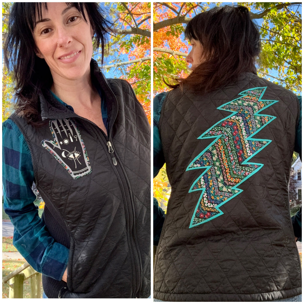 Dead Flowers large vest