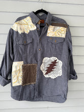 Load image into Gallery viewer, Patchwork Poppy Flannel-Large
