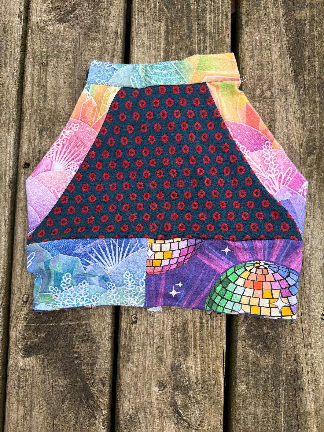 M- Rainbow Crystal Donuts Halter