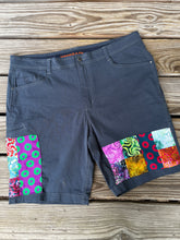 Load image into Gallery viewer, 36” Patchwork Pocket Shorts
