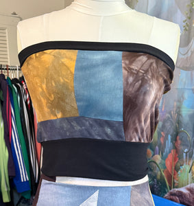 Patchwork tube top