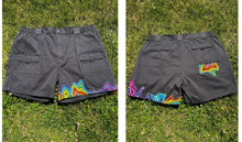 Load image into Gallery viewer, 44” Drip cargo shorts
