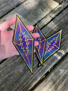 Mystic jewel 13 point bolt crystal patch