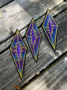 Mystic jewel 13 point bolt crystal patch