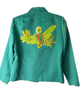 Load image into Gallery viewer, Greens Cicada Blazer Petite medium
