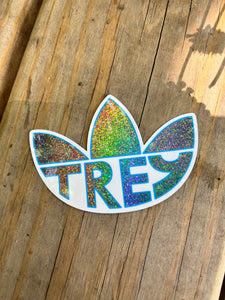 Trey Foil Phish sticker 3.5x2.5” vinyl